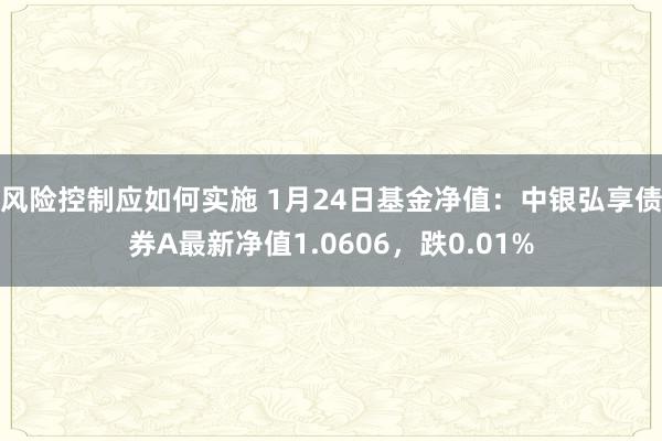 风险控制应如何实施 1月24日基金净值：中银弘享债券A最新净值1.0606，跌0.01%