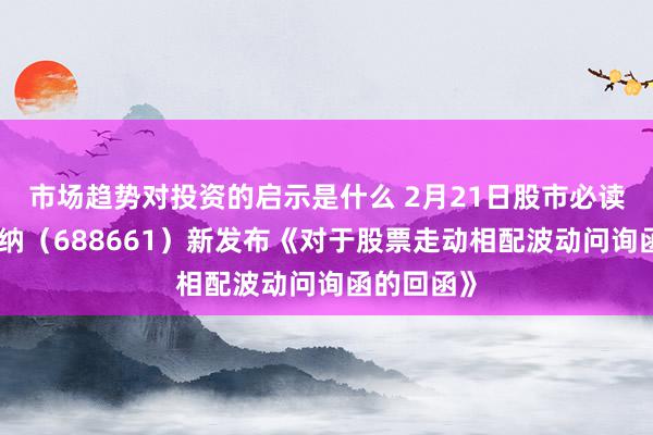 市场趋势对投资的启示是什么 2月21日股市必读：和林微纳（688661）新发布《对于股票走动相配波动问询函的回函》